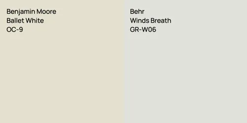 OC-9 Ballet White vs GR-W06 Winds Breath