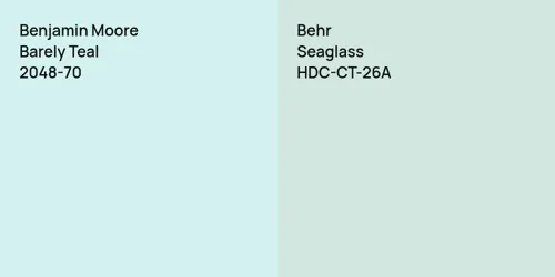 2048-70 Barely Teal vs HDC-CT-26A Seaglass