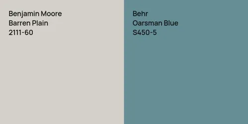 2111-60 Barren Plain vs S450-5 Oarsman Blue