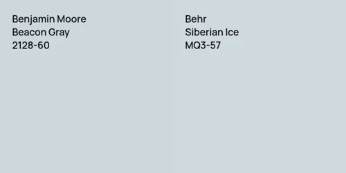 2128-60 Beacon Gray vs MQ3-57 Siberian Ice