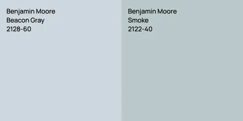 2128-60 Beacon Gray vs 2122-40 Smoke