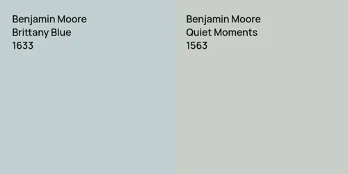Benjamin Moore Brittany Blue vs. Benjamin Moore Admiral Blue comparison