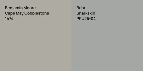 1474 Cape May Cobblestone vs PPU25-04 Sharkskin