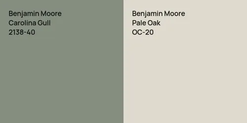 2138-40 Carolina Gull vs OC-20 Pale Oak