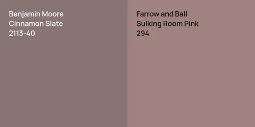 2113-40 Cinnamon Slate vs 294 Sulking Room Pink