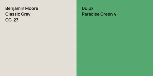 OC-23 Classic Gray vs null Paradise Green 4