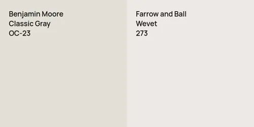 OC-23 Classic Gray vs 273 Wevet