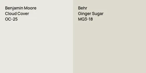 OC-25 Cloud Cover vs MQ3-18 Ginger Sugar