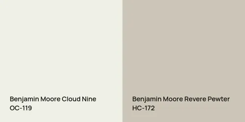 OC-119 Cloud Nine vs HC-172 Revere Pewter