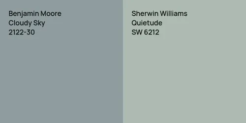 2122-30 Cloudy Sky vs SW 6212 Quietude