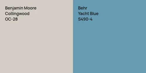 OC-28 Collingwood vs S490-4 Yacht Blue