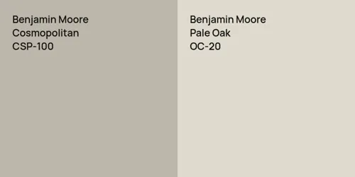 CSP-100 Cosmopolitan vs OC-20 Pale Oak