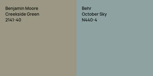 2141-40 Creekside Green vs N440-4 October Sky