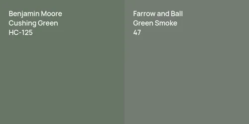 HC-125 Cushing Green vs 47 Green Smoke