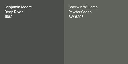 1582 Deep River vs SW 6208 Pewter Green