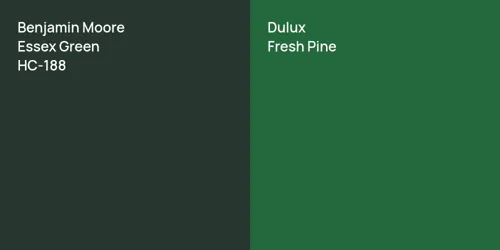 HC-188 Essex Green vs null Fresh Pine