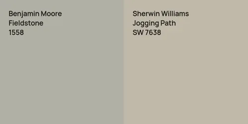 1558 Fieldstone vs SW 7638 Jogging Path