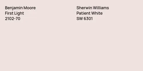 2102-70 First Light vs SW 6301 Patient White