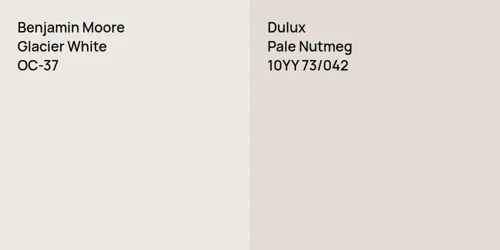 OC-37 Glacier White vs 10YY 73/042 Pale Nutmeg