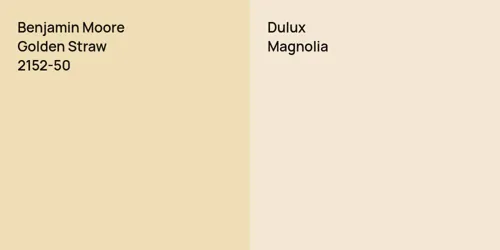 2152-50 Golden Straw vs null Magnolia