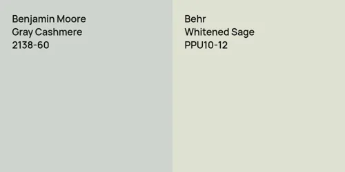 2138-60 Gray Cashmere vs PPU10-12 Whitened Sage