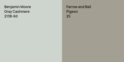 2138-60 Gray Cashmere vs 25 Pigeon