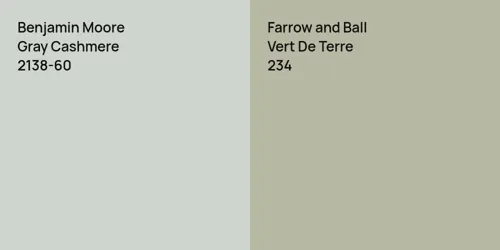 2138-60 Gray Cashmere vs 234 Vert De Terre