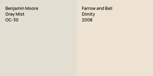 OC-30 Gray Mist vs 2008 Dimity