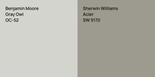 OC-52 Gray Owl vs SW 9170 Acier