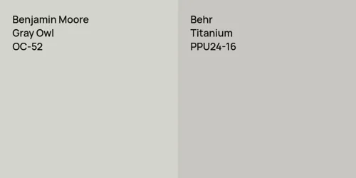 OC-52 Gray Owl vs PPU24-16 Titanium