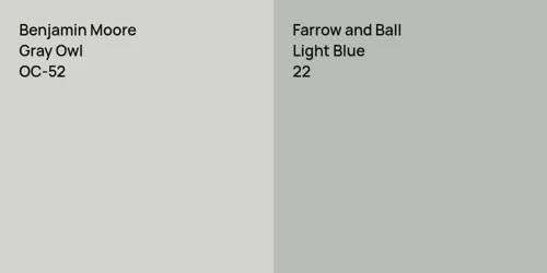 OC-52 Gray Owl vs 22 Light Blue