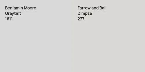 1611 Graytint vs 277 Dimpse