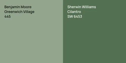 445 Greenwich Village vs SW 6453 Cilantro