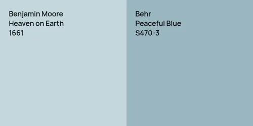 1661 Heaven on Earth vs S470-3 Peaceful Blue