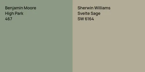 467 High Park vs SW 6164 Svelte Sage