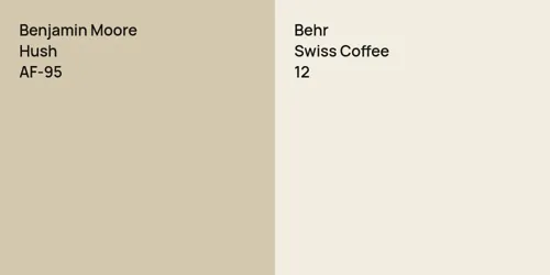 AF-95 Hush vs 12 Swiss Coffee