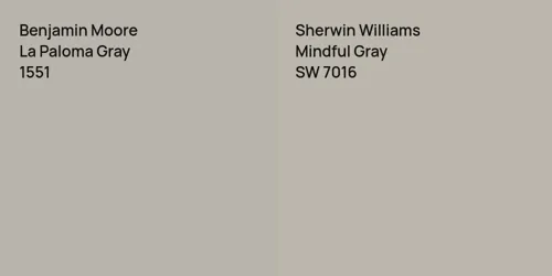 1551 La Paloma Gray vs SW 7016 Mindful Gray