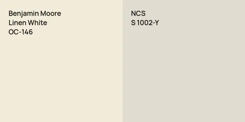 OC-146 Linen White vs S 1002-Y null