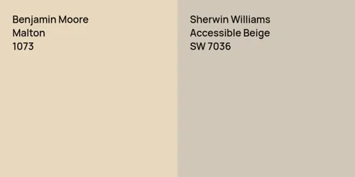 1073 Malton vs SW 7036 Accessible Beige