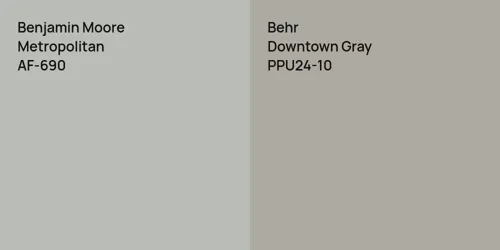 AF-690 Metropolitan vs PPU24-10 Downtown Gray