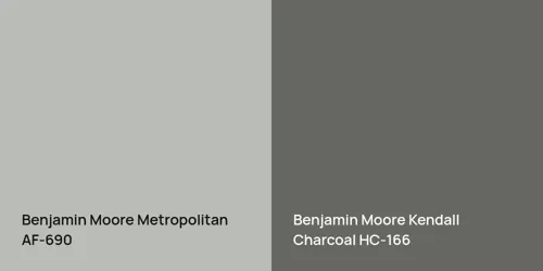 AF-690 Metropolitan vs HC-166 Kendall Charcoal