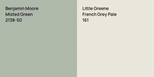 2138-50 Misted Green vs 161 French Grey Pale