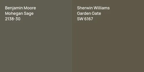 2138-30 Mohegan Sage vs SW 6167 Garden Gate