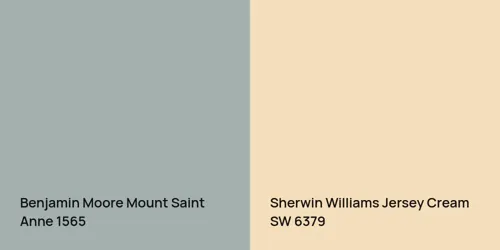 1565 Mount Saint Anne vs SW 6379 Jersey Cream