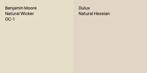 OC-1 Natural Wicker vs null Natural Hessian