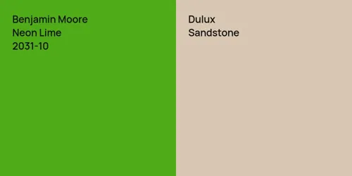 2031-10 Neon Lime vs null Sandstone