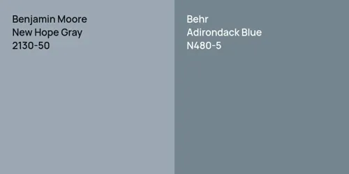 2130-50 New Hope Gray vs N480-5 Adirondack Blue