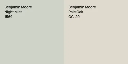 1569 Night Mist vs OC-20 Pale Oak