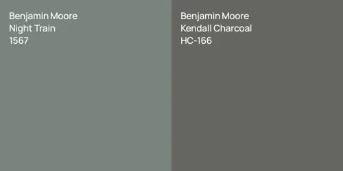 1567 Night Train vs HC-166 Kendall Charcoal