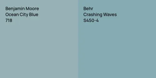 718 Ocean City Blue vs S450-4 Crashing Waves